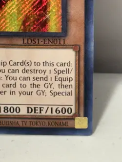 Gearfried the Red-Eyes Iron Knight LDS1-EN011 Secret Rare Limited Ed. Yugioh NM - Image 4