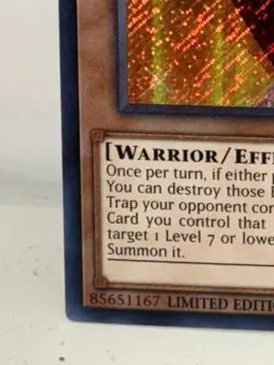 Gearfried the Red-Eyes Iron Knight LDS1-EN011 Secret Rare Limited Ed. Yugioh NM - Image 5