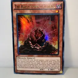 The Black Stone Of Legend LDK2-ENJ05 Ultra Rare NM 1st Edition Yugioh TCG - Image 1