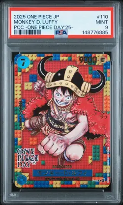 Monkey D. Luffy PSA9 -One Piece Day'25- #110 - Image 1
