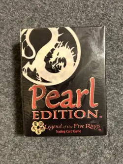 L5R Pearl Edition Dragon Clan Stronghold Starter Set Sealed Box 1999 CCG Cards - Image 1