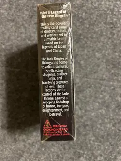 L5R Pearl Edition Dragon Clan Stronghold Starter Set Sealed Box 1999 CCG Cards - Image 4
