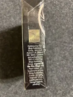 L5R Pearl Edition Dragon Clan Stronghold Starter Set Sealed Box 1999 CCG Cards - Image 5