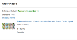 Pokemon Prismatic Evolutions 8 Mini-Tins w Promo Cards Costco 2-pack Confrimed - Image 2