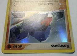 Nosepass 25/110 Holon Phantoms Pokemon Card Holo Foil Rare Stamped LP+ - Image 3