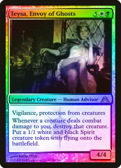Teysa, Envoy of Ghosts FOIL Dragon's Maze HEAVILY PLD Rare CARD ABUGames - Image 1