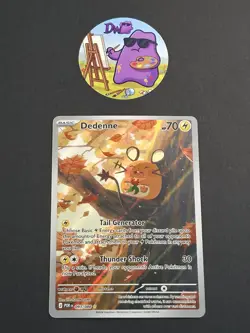 Pokemon TCG Dedenne 093/088 - English Perfect Order Illustration Rare Card - Image 1