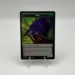 Emblem - Professor Dellian Fel Pest Double-Sided Token Secrets of Strixhaven - Image 2