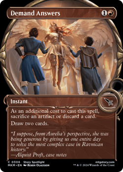 Demand Answers (REGULAR) x1 - MTG Murders at Karlov Manor MKM #306 - Image 1