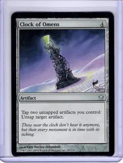 Clock of Omens #110 Uncommon Fifth Dawn Regular MTG LP - Image 1