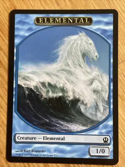 Magic The Gathering MTG - Elemental Token - Theros [Good] Free Postage - Image 1