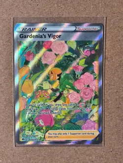 Gardenia's Vigor GG61/GG70 Crown Zenith: Galarian Gallery Holo Pokemon Card - Image 1