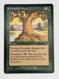 1x Moment's Peace Odyssey MTG Magic The Gathering LP/NM - Image 1