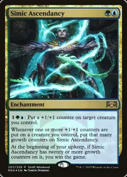 Simic Ascendancy (Draft Weekend) [Ravnica Allegiance Promos] Magic MTG - Image 1
