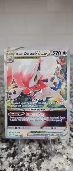 The Pokemon Company Hisuian Zoroark VSTAR Ultra Rare Holo Lost Origin 147/196 - Image 1