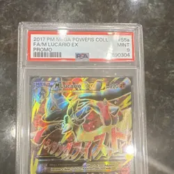 Pokemon Mega Lucario EX Full Art Promo Holo Alternate Art PSA 9 055A/111 - Image 3