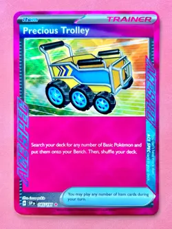 Precious Trolley 185/191 ACE SPEC Rare Surging Sparks Pokemon TCG NM - Image 1