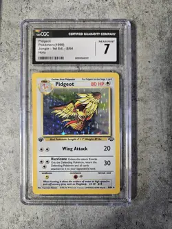 Pidgeot Pokemon 1999 Jungle Unlimited 8/64 Holo CGC Graded 7 - Image 1