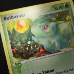 Bulbasaur 54/112 EX Fire Red Leaf Green Reverse Holo 2004 Nintendo Pokemon Card - Image 2