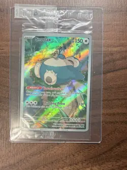 Snorlax SVP 051 Full Art Pokemon TCG 151 Promo Card SEALED NM - Image 2