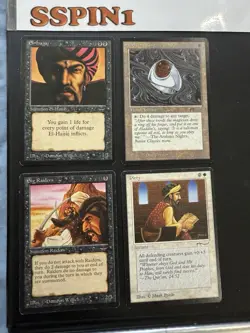 MTG Aladdin's Ring, El-Hajjaj, Erg Raiders, Piety Arabian Nights lot - Image 1
