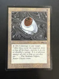 MTG Aladdin's Ring, El-Hajjaj, Erg Raiders, Piety Arabian Nights lot - Image 4