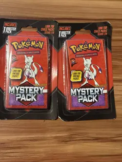 Pokemon Mystery Booster Pack Walmart Vintage Chase Pack Mewtwo Lot of 4 - Image 3