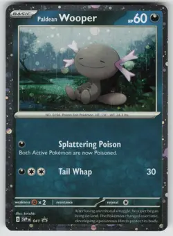 PALDEAN WOOPER 041 HOLO PROMO SCARLET & VIOLET PROMO POKEMON HOLO NEAR MINT - Image 1