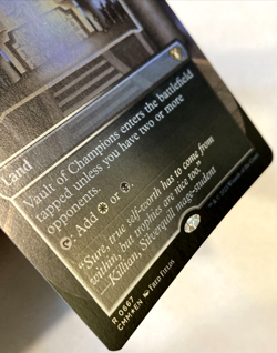 MTG Vault Of Champions BORDERLESS FOIL Commander Masters 667 NM - Image 2