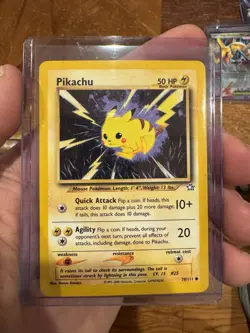 Pokemon TCG Pikachu Neo Genesis 70/111 Regular Unlimited Common NM - Image 1