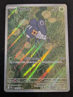Nymble 096/094 Me02: Phantasmal Flames Holo FREE SHIPPING MINT POKEMON TCG - Image 1