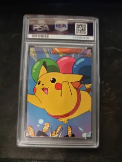 2000 Topps Pokemon TV Animation Series 2 Stick-Ons Arbok #4 PSA 9 - Image 2