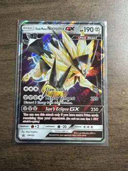 Pokemon TCG Necrozma GX SM102 Black Star Promo Holo LP - Image 1