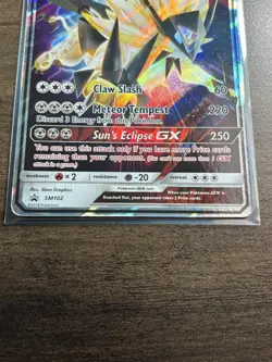Pokemon TCG Necrozma GX SM102 Black Star Promo Holo LP - Image 2