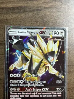 Pokemon TCG Necrozma GX SM102 Black Star Promo Holo LP - Image 3