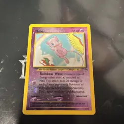 2001 Pokemon Southern Islands Mew 1/18 Reverse Holo Promo WOTC SWIRL - Image 1