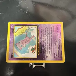 2001 Pokemon Southern Islands Mew 1/18 Reverse Holo Promo WOTC SWIRL - Image 4