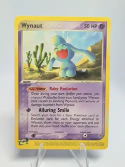 Wynaut 54/100 EX Sandstorm Non-Holo Pokemon Card NM - Image 1