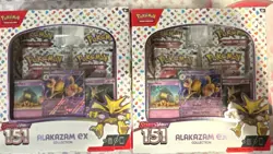 Pokemon TCG Scarlet & Violet 151 Alakazam ex Collection Box - Image 1