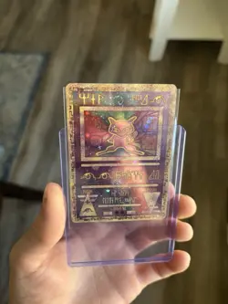 Pokemon TCG Ancient Mew 2000 Movie Promo Holo Head Swirl NM - Image 1