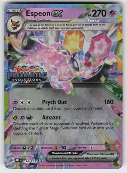 Espeon ex - (Prismatic Evolutions Stamp) Surprise Box Promo Pokemon - Image 1