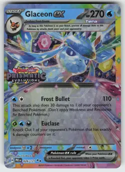 Glaceon ex - (Prismatic Evolutions Stamp) Surprise Box Promo Pokemon - Image 1