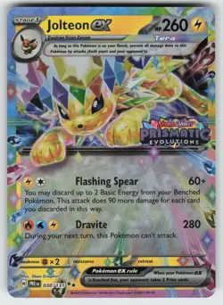 Jolteon ex - (Prismatic Evolutions Stamp) Surprise Box Promo Pokemon - Image 1