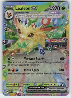 Leafeon ex - (Prismatic Evolutions Stamp) Surprise Box Promo Pokemon - Image 1