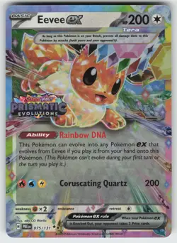 Eevee ex - (Prismatic Evolutions Stamp) Surprise Box Promo Pokemon - Image 1