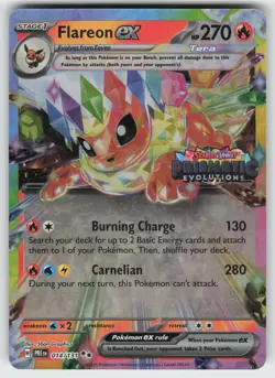 Flareon ex - (Prismatic Evolutions Stamp) Surprise Box Promo Pokemon - Image 1