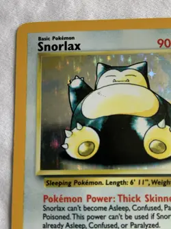 Vintage 1999 Pokemon *SNORLAX* #11/64 Jungle Set HOLO Rare! Unlimited! WOTC LP! - Image 3