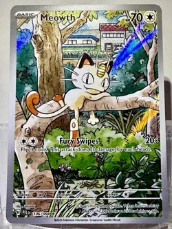 Pokemon TCG PFLEN Meowth Holo Basic Card Lot 106/094 English 2 Cards 2025 - Image 3