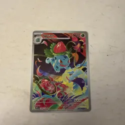 Pokemon 2025 Mega Evolution Ivysaur Illustration Rare 134/132 - Image 1