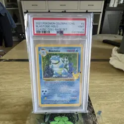 Pokemon Celebrations Blastoise Classic Collection Holo PSA 9 2/102 2021 TCG - Image 1